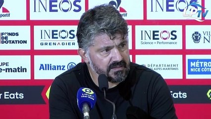 Nice 1-0 OM : Gattuso révèle les raisons de sa colère avant le but niçois