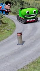 Funny Cars Crossing Bollard - BeamNG.Drive