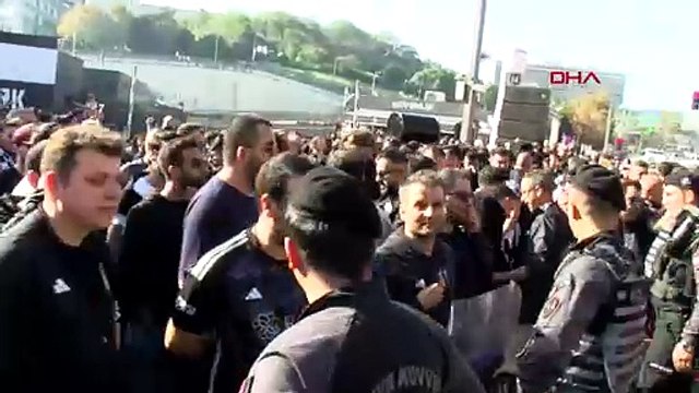 Beşiktaşlı taraftarların derbi yolculuğu başladı