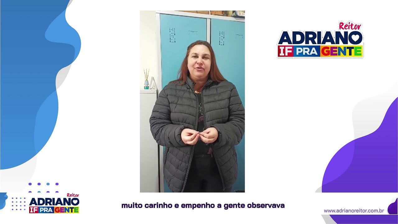 Adriano - Depoimento Sandra