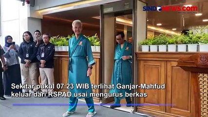 Penampakan Ganjar-Mahfud Jalani Tes Kesehatan di RSPAD