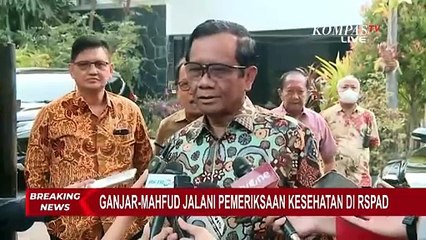 Mahfud MD Ungkap Kondisi Jelang Tes Kesehatan Capres-Cawapres di RSPAD