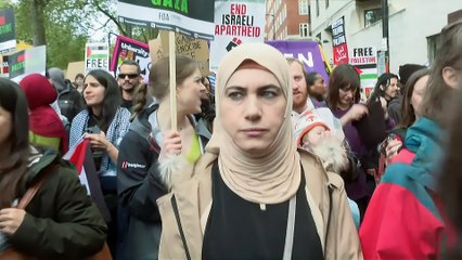 مظاهرات في بريطانيا تتهم الحكومة بالتواطؤ مع جرائم إسرائيل في غزة