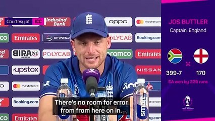 'Incredibly tough' - England slump to defeat against South Africa