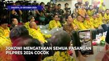 Jawaban Jokowi Ditanya soal Kecocokan Duet Prabowo dan Gibran di Pilpres 2024