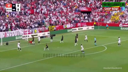 Real Madrid vs Sevilla 1-1 Highlights & All Goals 2023 - Bellingham Miss Goal