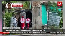 Tres integrantes de una familia fueron asesinados en Chilpancingo, Guerrero