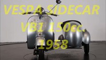 Vespa Sidecar VB1 150 cc   1958