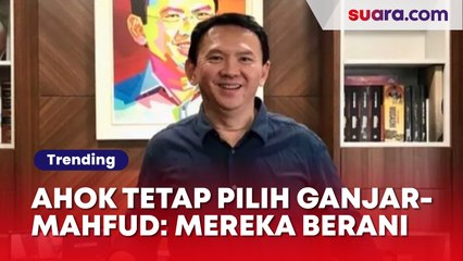Andai Gibran Jadi Cawapres Prabowo, Ahok Tetap Lebih Pilih Ganjar-Mahfud: Mereka Berani