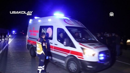 Uşak'ta Can Pazarı, İşçi Servisleri Çarpıştı 28 Yaralı