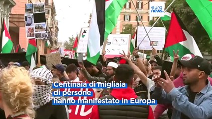 In Europa le manifestazioni per la "Palestina libera"