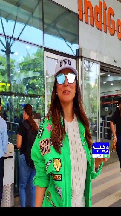 Foumas Indian ACtress Hina Khan Spotted Airport #hinakhan