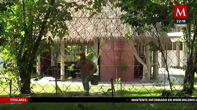 Medidas de seguridad en la Cumbre de Migración encabezada por AMLO en Palenque, Chiapas