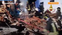 Palazzina crollata nell'esplosione ad Argenta, il video dei soccorsi