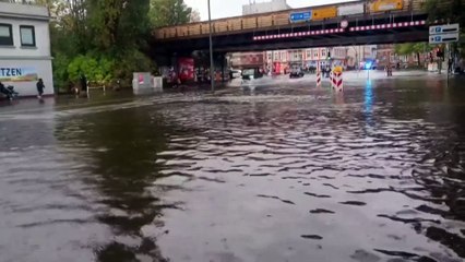 Tempestade Babet provoca estragos na Alemanha