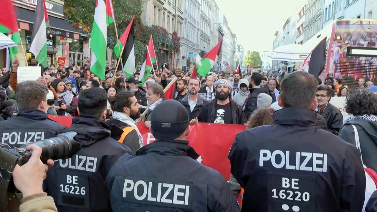 Pro-palästinensische Demos in Berlin und anderen deutschen Städten