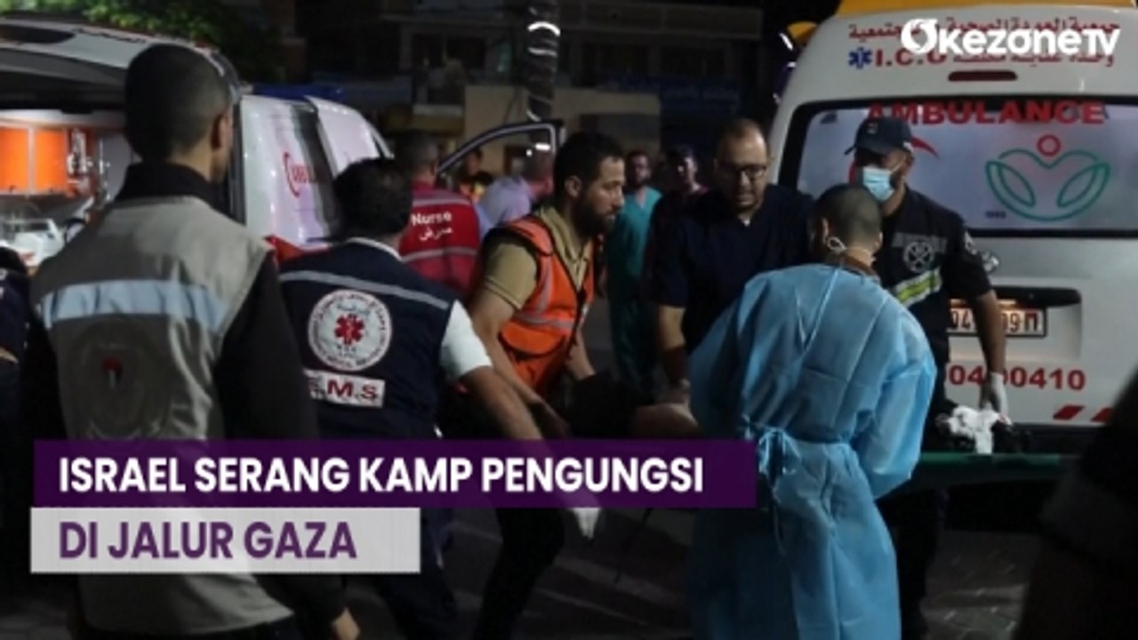 Korban Serangan Udara Israel di Kamp Nuseirat Dilarikan ke RS Terdekat