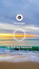 J’ai juste compris qu’il fallait que je pense à moi…