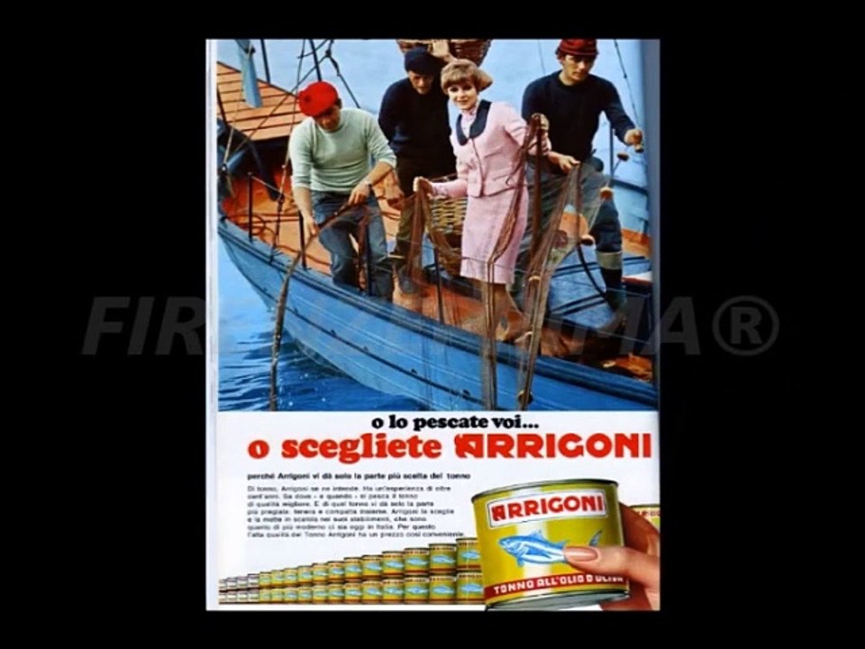 La pubblicità nelle riviste degli anni  '50 e '60.