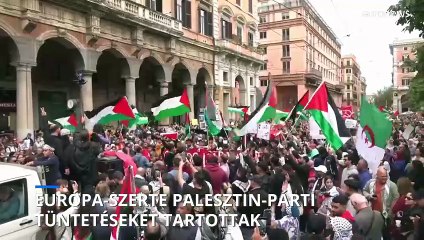 Van aki Izrael elpusztítását, más csak békét akar - palesztin-pártiak lepték el Európa nagyvárosait