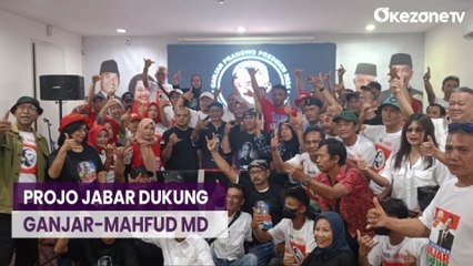Berbeda Arah, Projo Jabar Deklarasikan Dukung Ganjar-Mahfud MD di Pilpres 2024
