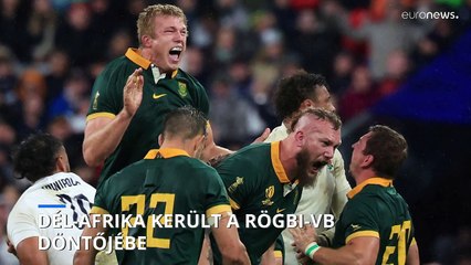 Dél-Afrika került a rögbi-vb döntőjébe