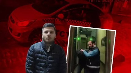 İstanbul’da taksici dehşeti kamerada: Hem dövdü hem de bıçakladı