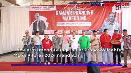 Dinilai Sosok Pemimpin Tak Haus Kekuasaan, Ratusan Orang di Blora Dukung Ganjar-Mahfud MD