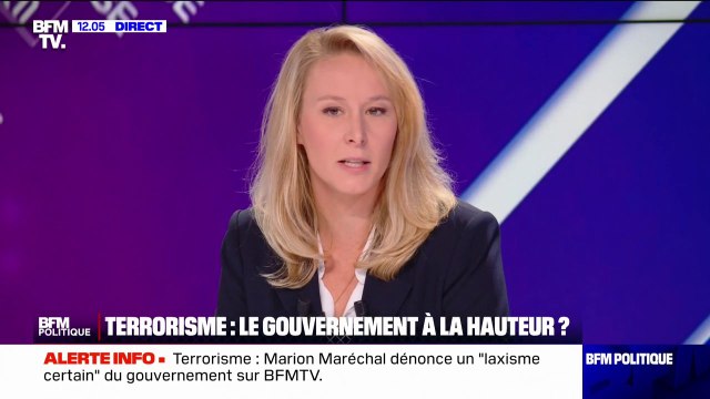 Menaces terroristes: Gérald Darmanin n'a plus aucune légitimité et crédibilité pour mener une réforme de l'immigration affirme Marion Maréchal