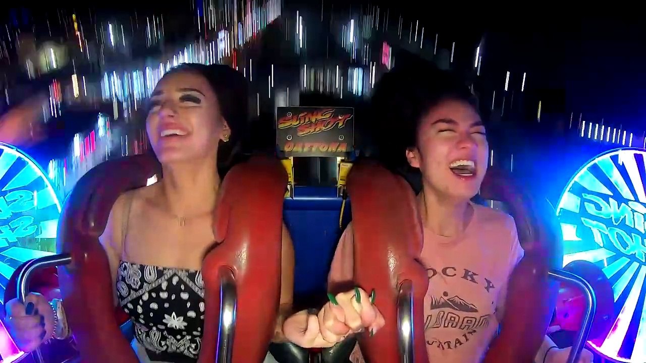 Girls Passing Out #112 | Funny Slingshot Ride Compilation 2023