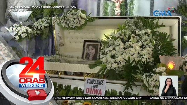 Labi ng OFW sa Israel na si Loreta Alacre na napatay ng Hamas, naiuwi na; labi ng OFW na si Mary Grace Santos na pinaslang sa Jordan, nakaburol na | 24 Oras Weekend
