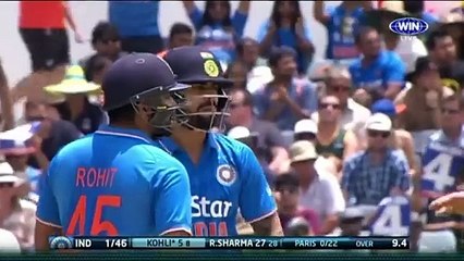 Virat Kohli 91 vs Australia 1st Odi 2016 Perth , Australia (Ball By Ball)