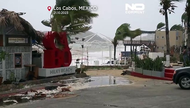 Watch: Hurricane Norma makes landfall in Mexico as Category 1 storm