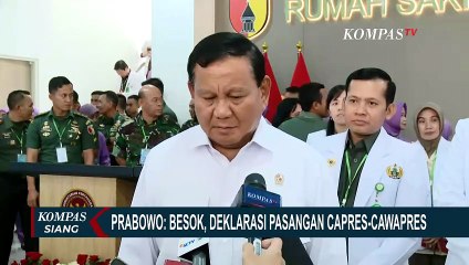 Prabowo Sebut Deklarasi Pasangan Capres-Cawapres KIM Digelar Senin 23 Oktober