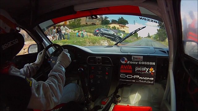 Course de cote beaujolais 2011 tony cosson 3ème glisse voiture caméra embarquée