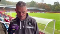 John Askey's reaction to Hartlepool United's defeat at Aldershot