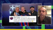 Manu Carreno se despacha contra el Barça por el tuit de su portavoz