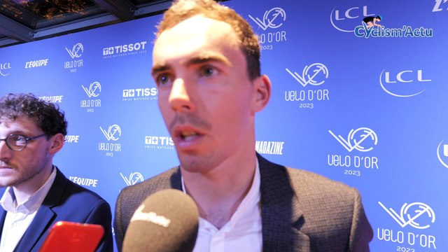Vélo d'or 2023 - Christophe Laporte : Ça fait forcément plaisir d'être élu et de recevoir une distinction, encore plus avec la soirée de cette année, ça donne de la valeur à ce que l'on fait