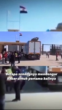 Alhamdulillah 200 truk bantuan sudah masuk ke Gaza