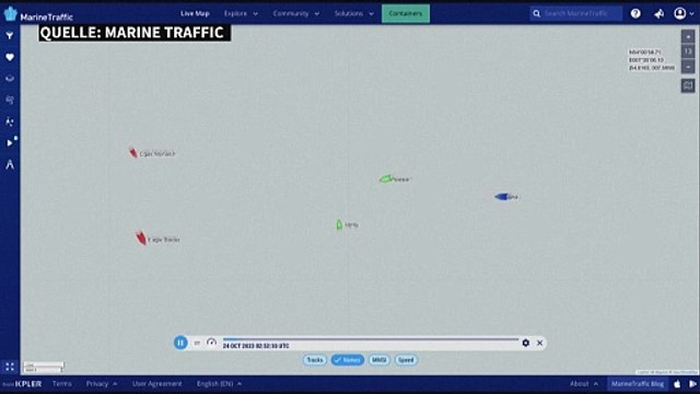 Frachter-Kollision: Suche nach Vermissten eingestellt