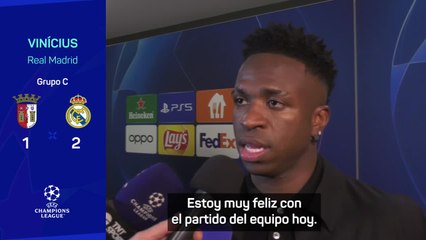 VINICIUS, FELIZ POR RODRYGO