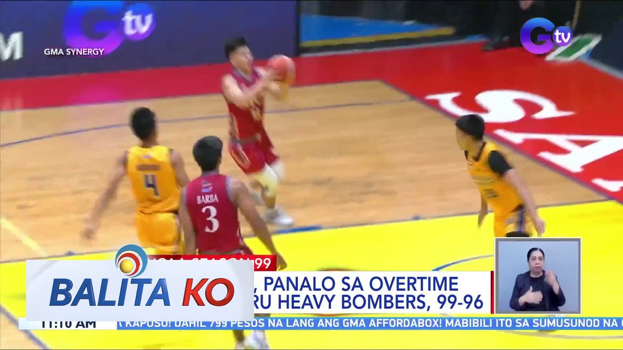 LPU Pirates, panalo sa overtime laban sa JRU Heavy Bombers, 99-96 | BK