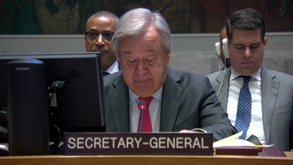 유엔총장 "하마스 공격 진공상태서 발생한 것 아냐" / YTN