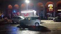 Fuga di gas in piazza della Libert?, vigili del fuoco al lavoro nella notte