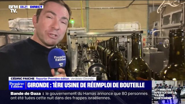En Gironde, la première usine de réemploi de bouteilles en verre tourne à plein régime
