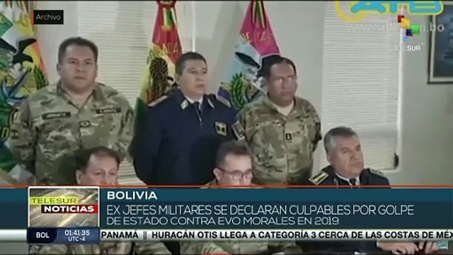 Ex militares bolivianos asumen su participación en golpe de estado contra Evo Moraless