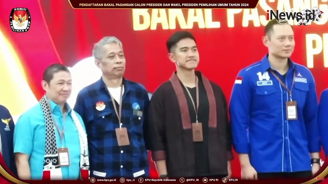 Prabowo dan Gibran Resmi Daftar Capres-Cawapres ke KPU