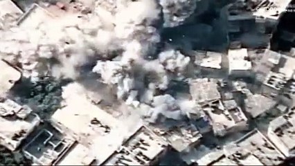 شاهد: الجيش الإسرائيلي ينشر صورا جوية لقصف غزة