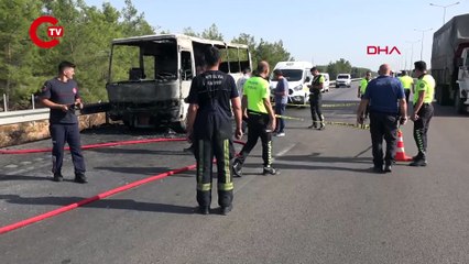 Karavana çevirdiği midibüste yaşamını yitirdi