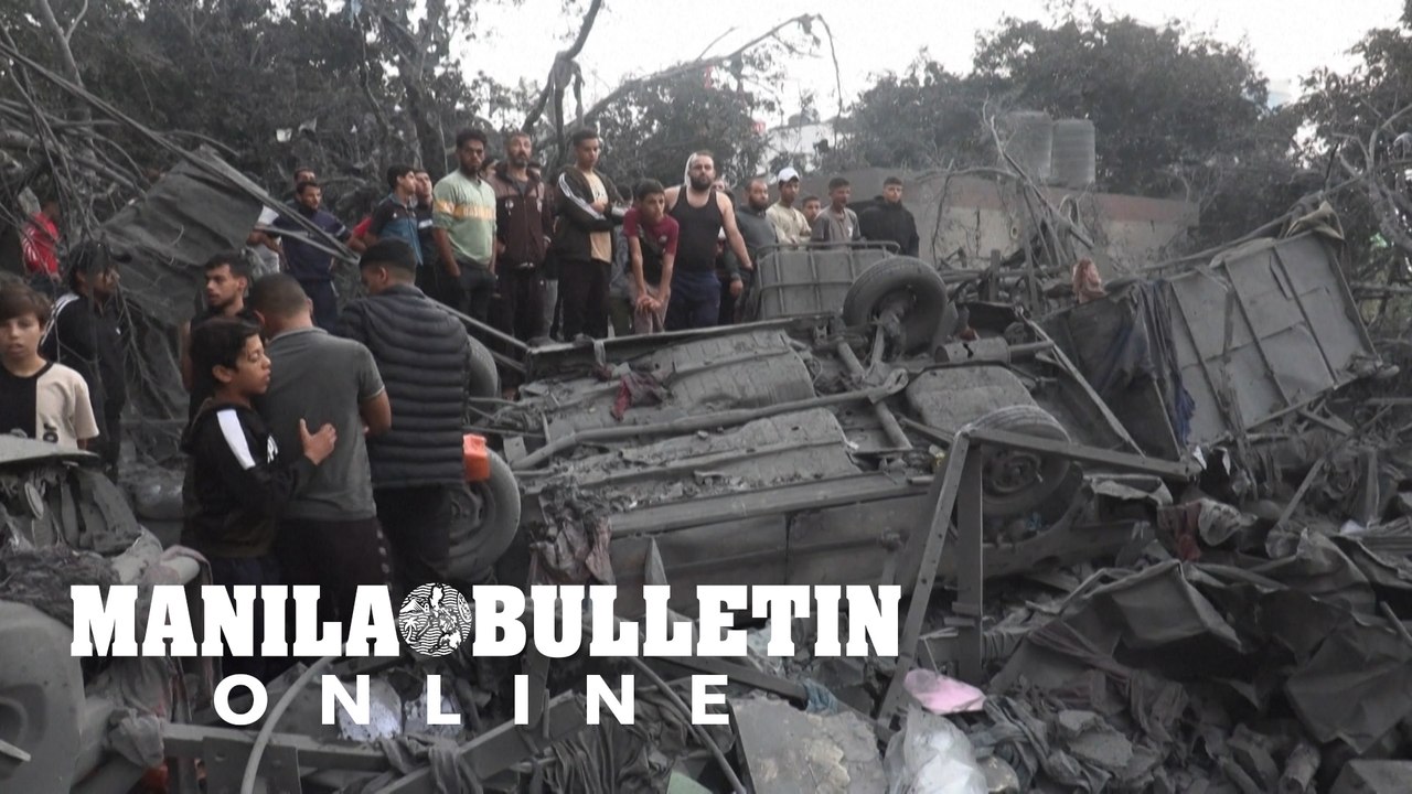 Palestinians search through the rubble morning after Israeli strikes on Rafah